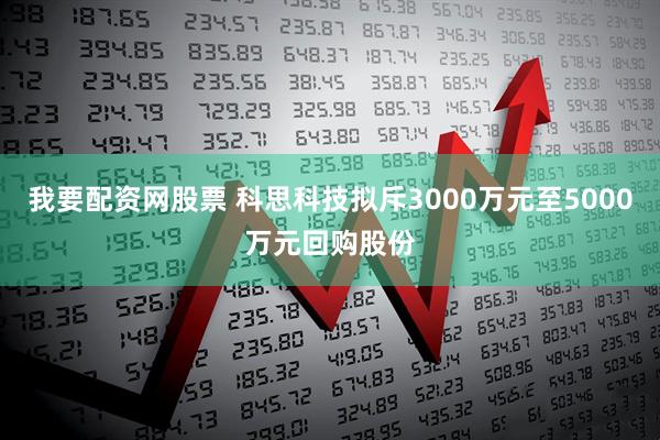 我要配资网股票 科思科技拟斥3000万元至5000万元回购股份